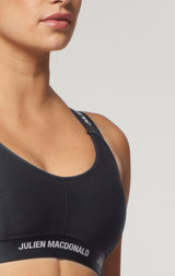 Model in crossbackbra- detail