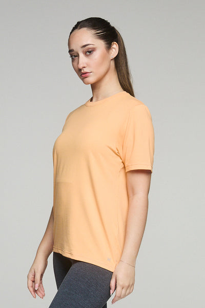 Jersey Training Short Sleeve T-Shirt Mango by TLC Sport