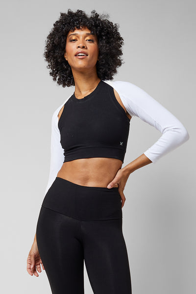 Long Sleeve Shrug White by TLC Sport