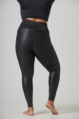 Strong Compression Tummy Control Faux Leather Leggings