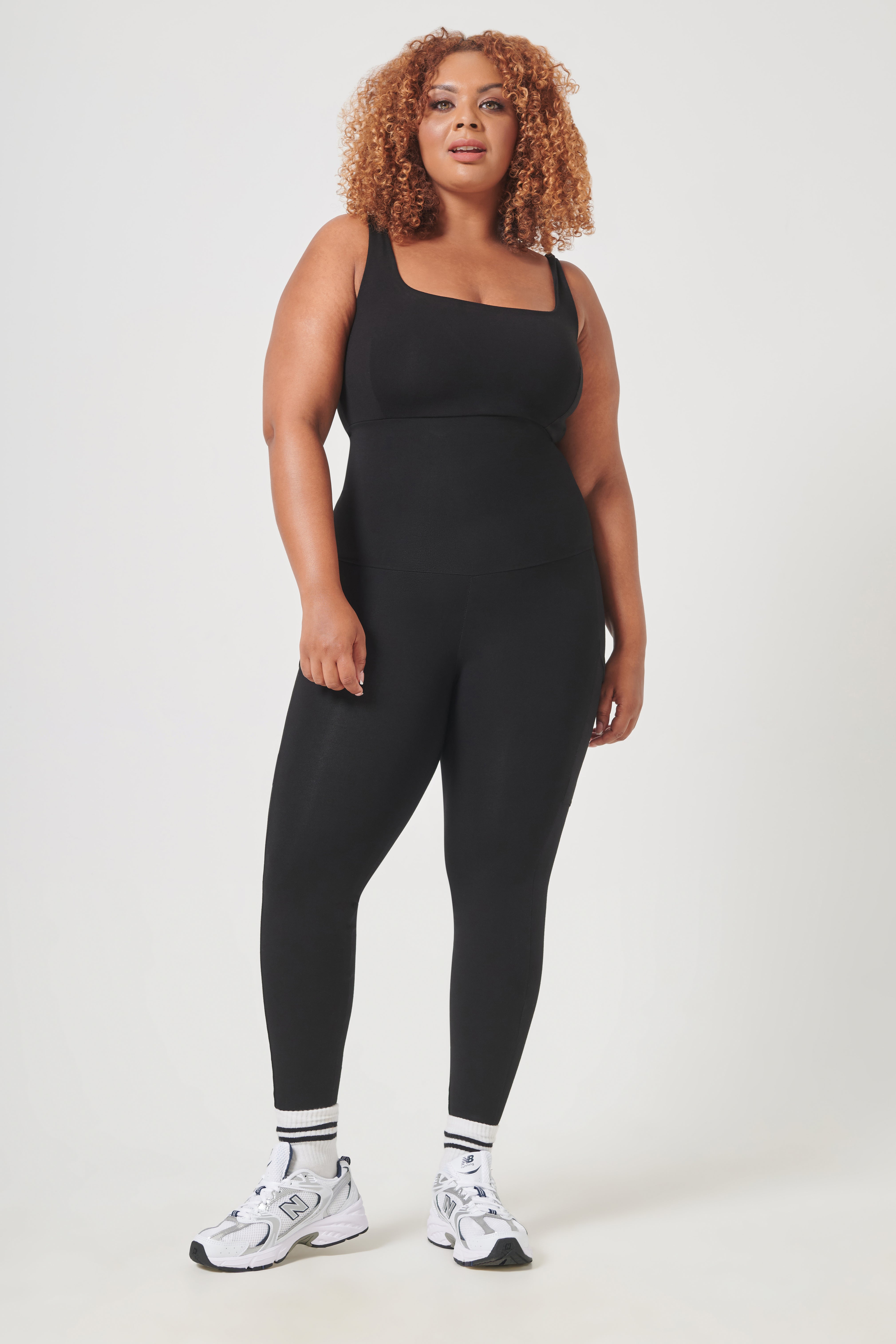 Compression Unitard Full Length Extra Strong Compression Side Pocket Unitard Black– TLC Sport