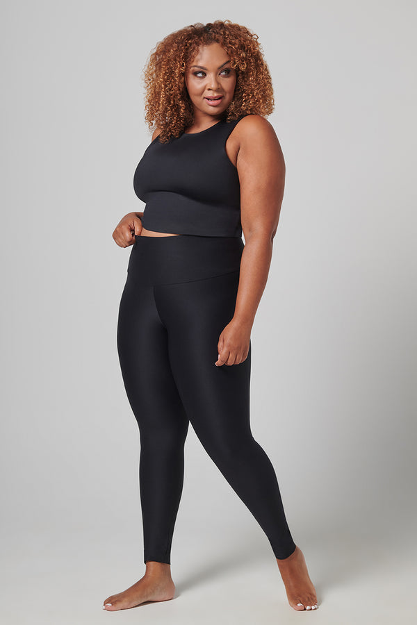 Reversible Crop Top Black/Slate