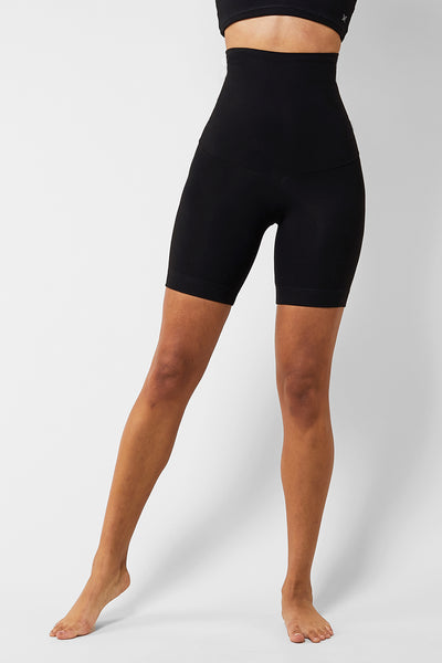 Extra Strong Compression Biker Shorts with High Waisted Tummy