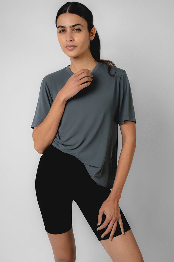 Jersey Training Short Sleeve T-Shirt Grey