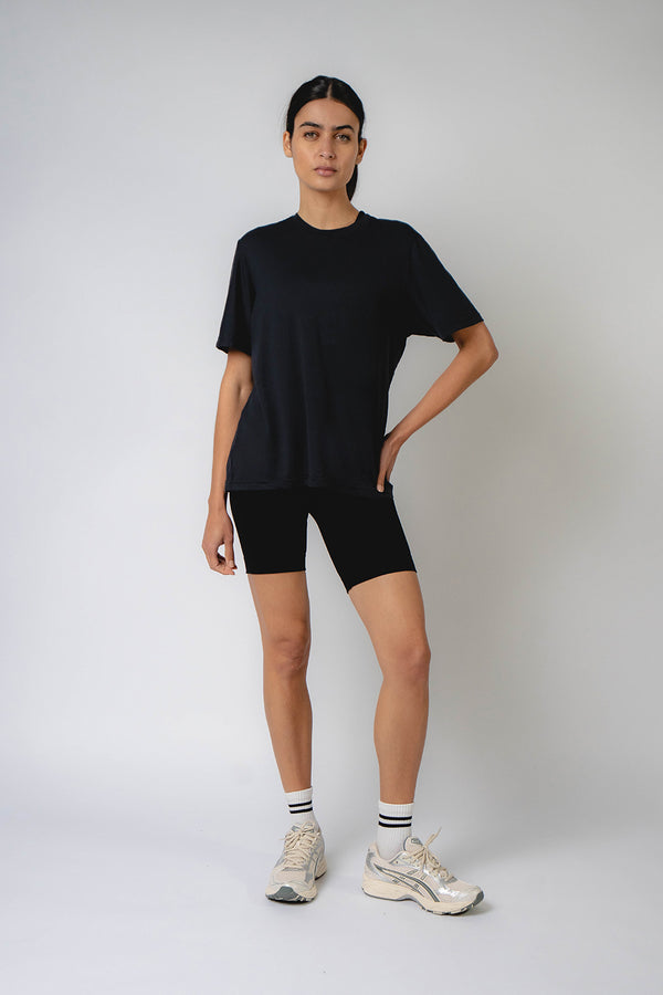 Jersey Training Short Sleeve T-Shirt Black