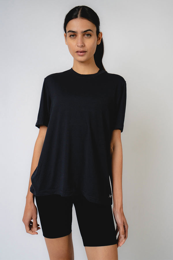 Jersey Training Short Sleeve T-Shirt Black