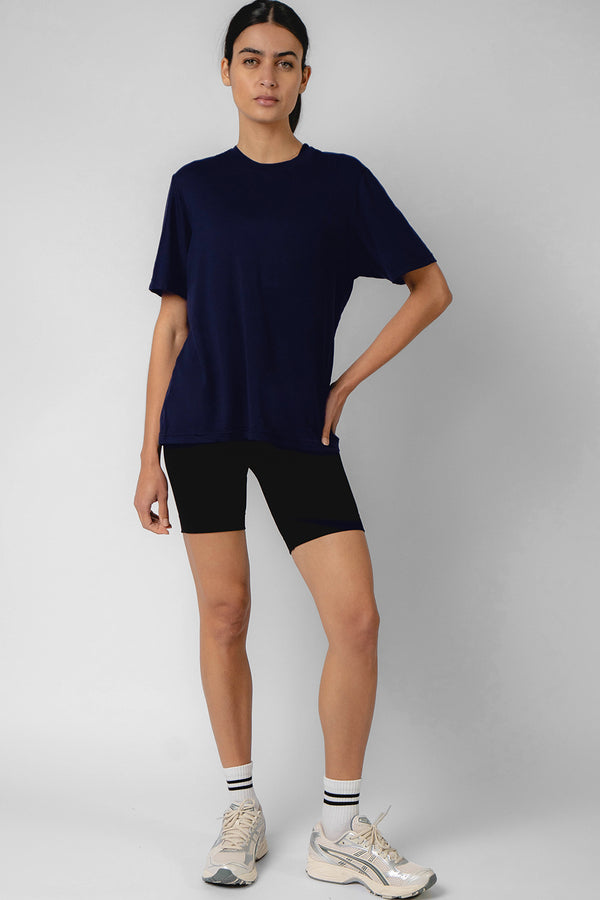 Jersey Training Short Sleeve T-Shirt Navy