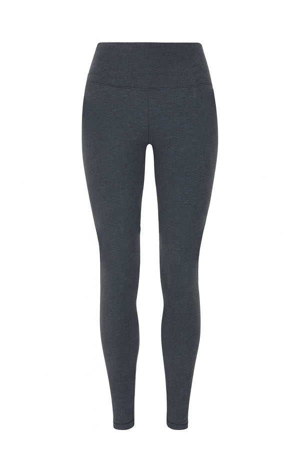 Lightweight Strong Compression Tummy Control Leggings Marl Grey