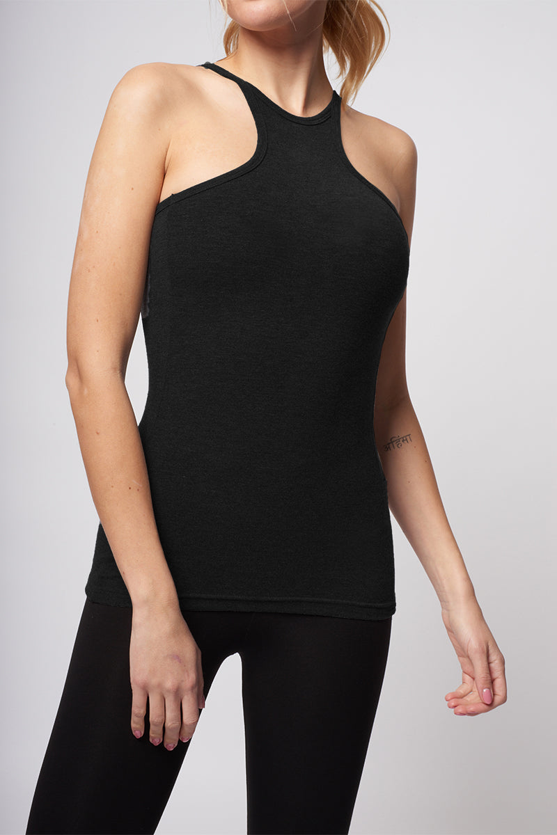 Reversible Cami with Pocket Black by TLC Sport