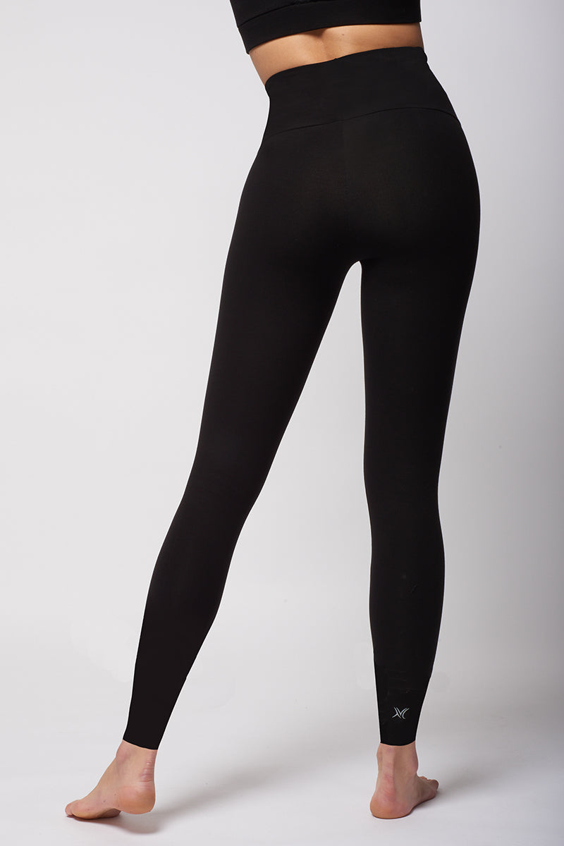 Milton Lycra Sport Legging Pants For Women - Black
