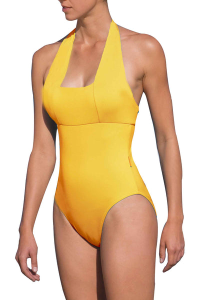 Control Elite Halter Swimsuit Mango by TLC Sport