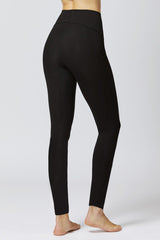 Extra Strong Compression Leggings with Side Pockets and Standard Tummy Control by TLC Sport