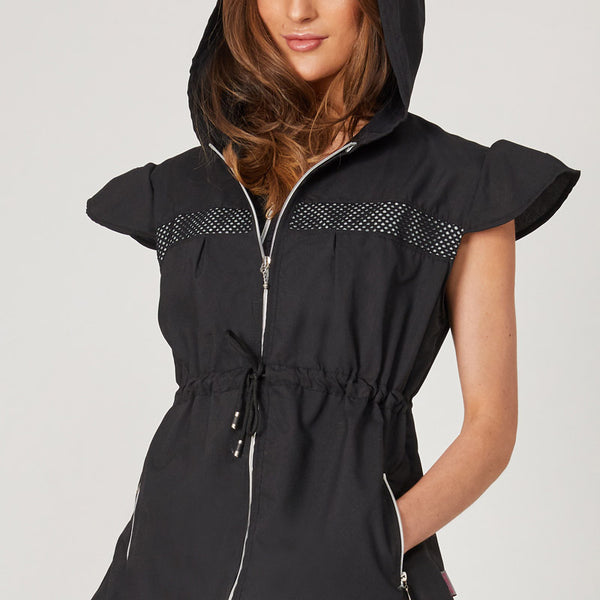 Sleeveless deals rain jacket