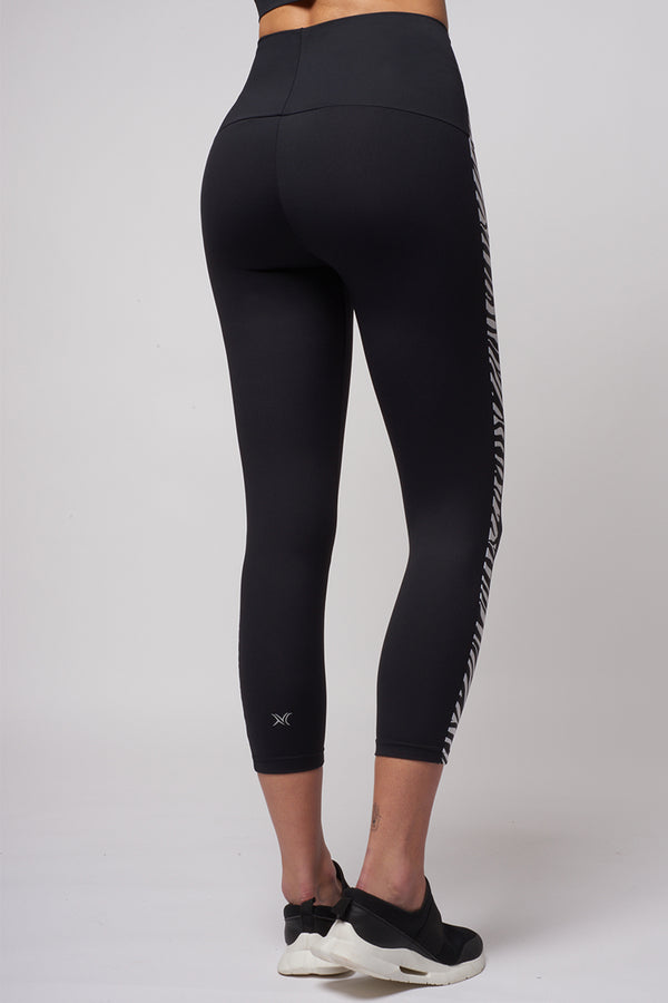 Extra Strong Compression Capri with High Waisted Tummy Control